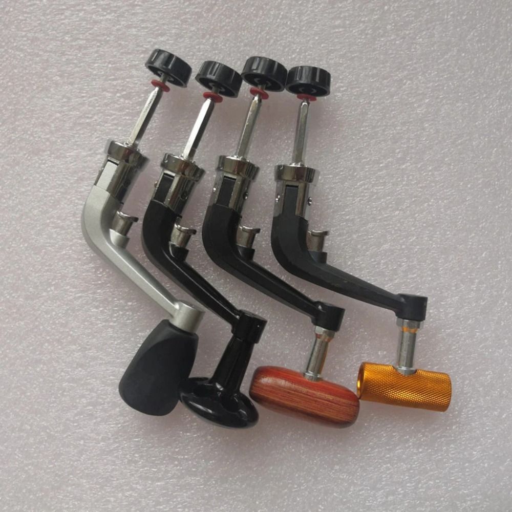 Trolling Reel - แบบพกพาโลหะไม้ตกปลา Reel Handle 1000-7000 Series เงินสีดําเปลี่ยนแขนตกปลาล้อตกปลาเครื่องมือตกปลา