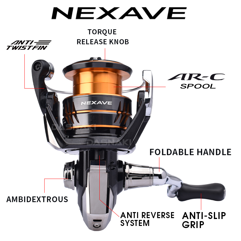 รอกสปินนิ่ง Shimano 2026 NEXAV - Reel Spare Spool บทวิจารณ์และราคา