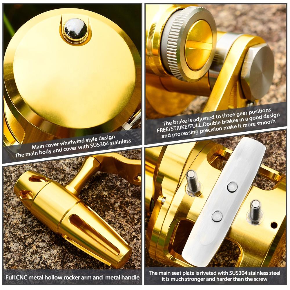 รอกตกปลา PRO BEROS แบบทรอลลิ่ง - Reel Handle บทวิจารณ์และราคา
