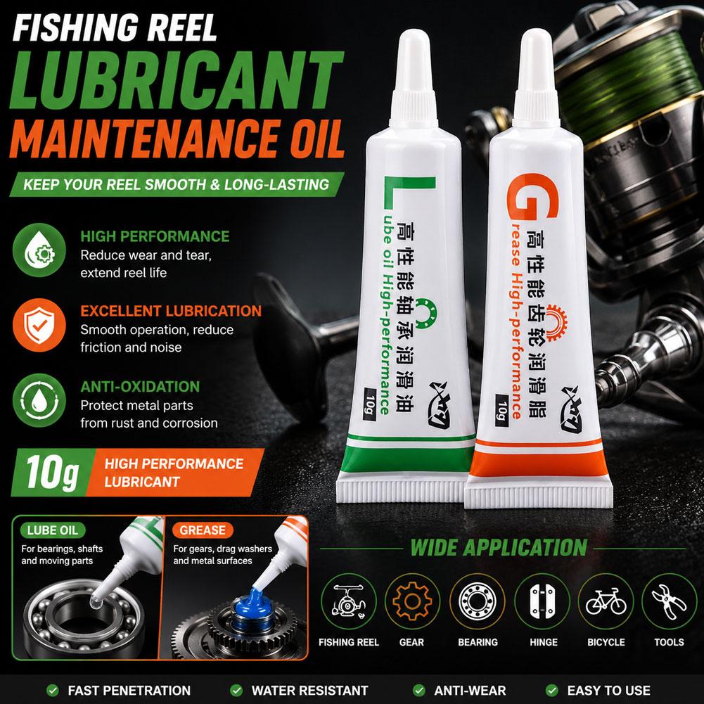 ชุดน้ำมันหล่อลื่นรอกตกปลา น้ำม - Reel Lubricant บทวิจารณ์และราคา